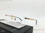 Copy Mont blanc Eyeglasses 0030O Rimless Gold Leg for Men